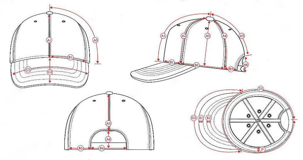 With the correct measurement, you'll enjoy a comfortable and well-fitted custom hat.