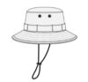 Wide Brim Bucket Hat from SJJCAPS